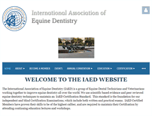 Tablet Screenshot of iaedonline.com